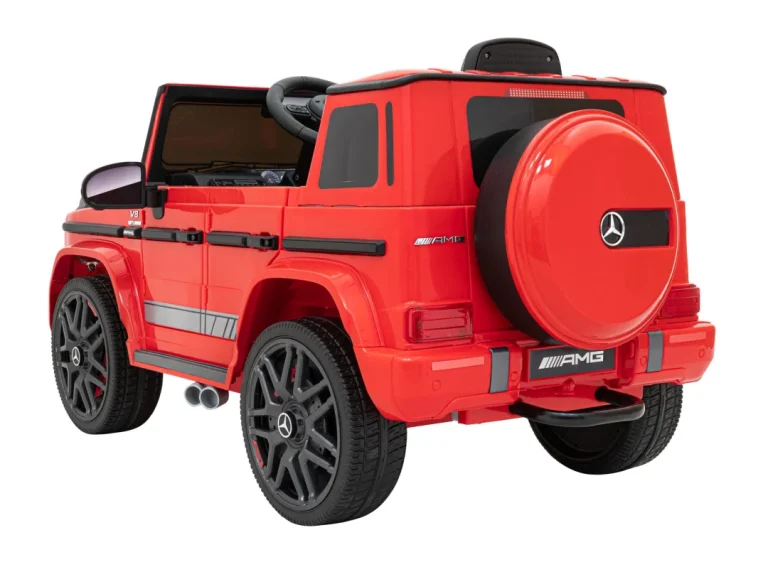 Mercedes Amg G63 Za Djecu Crveni + Daljinski Upravljač, Crvena 7