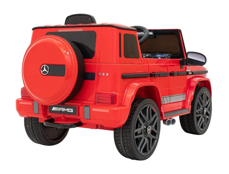 Mercedes Amg G63 Za Djecu Crveni + Daljinski Upravljač, Crvena 9