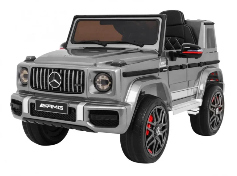 Mercedes Amg G63 Za Djecu Srebrna Boja + Daljinski Upravljač + Mp3 Led + Spori Start + Eva 1