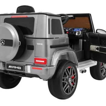Mercedes Amg G63 Za Djecu Srebrna Boja + Daljinski Upravljač + Mp3 Led + Spori Start + Eva 10