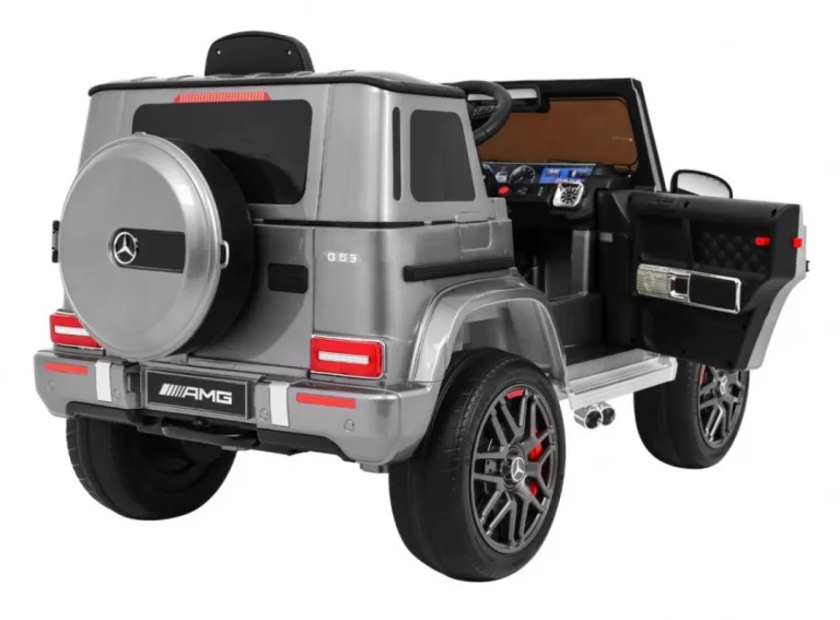 Mercedes Amg G63 Za Djecu Srebrna Boja + Daljinski Upravljač + Mp3 Led + Spori Start + Eva 10