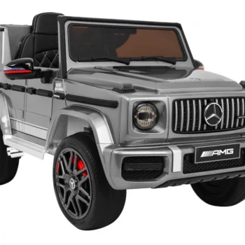 Mercedes Amg G63 Za Djecu Srebrna Boja + Daljinski Upravljač + Mp3 Led + Spori Start + Eva 11