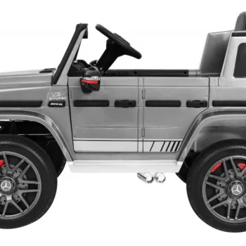 Mercedes Amg G63 Za Djecu Srebrna Boja + Daljinski Upravljač + Mp3 Led + Spori Start + Eva 4