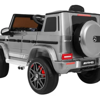 Mercedes Amg G63 Za Djecu Srebrna Boja + Daljinski Upravljač + Mp3 Led + Spori Start + Eva 5
