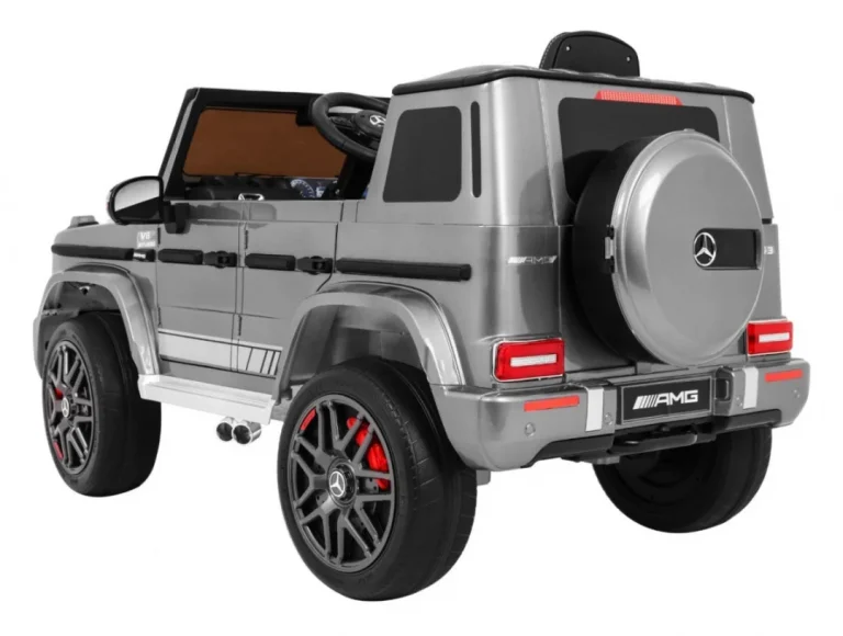 Mercedes Amg G63 Za Djecu Srebrna Boja + Daljinski Upravljač + Mp3 Led + Spori Start + Eva 5