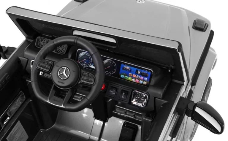 Mercedes Amg G63 Za Djecu Srebrna Boja + Daljinski Upravljač + Mp3 Led + Spori Start + Eva 7