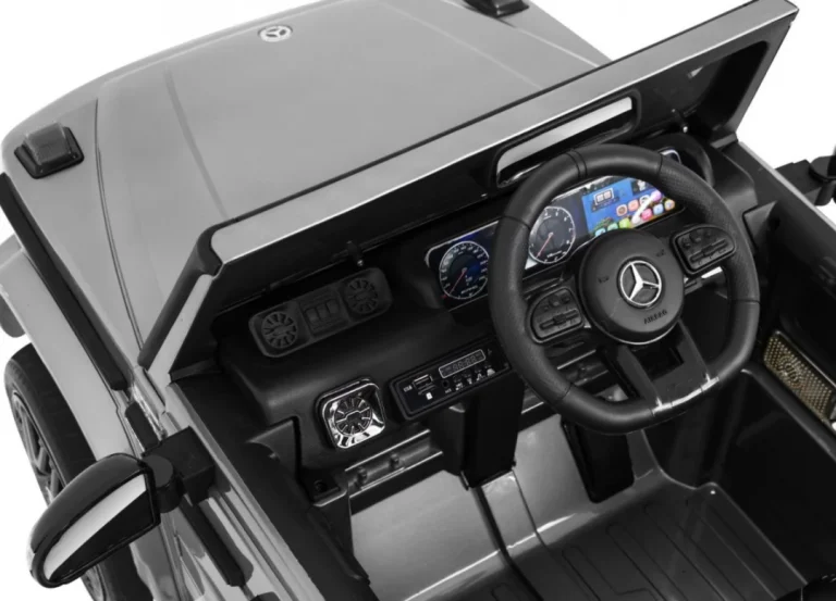 Mercedes Amg G63 Za Djecu Srebrna Boja + Daljinski Upravljač + Mp3 Led + Spori Start + Eva 8