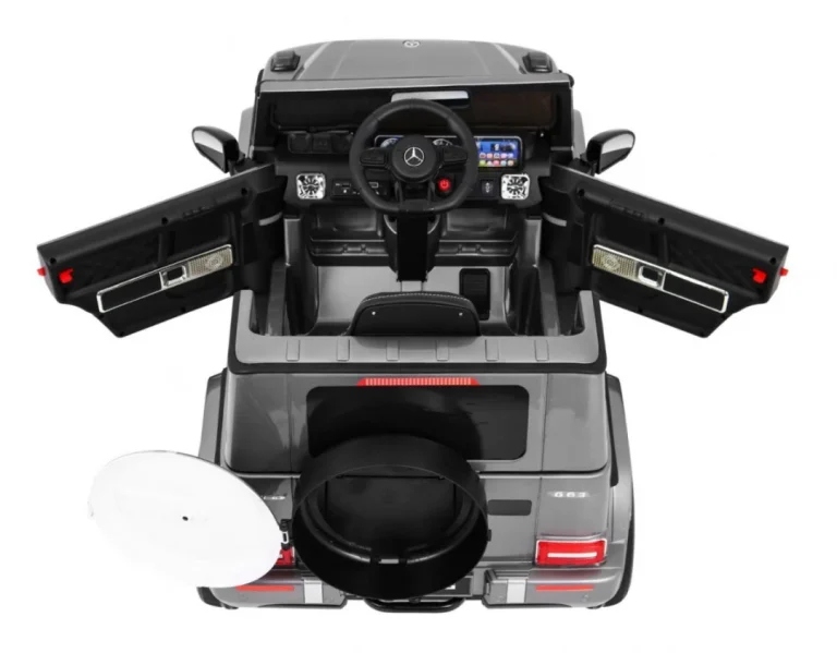 Mercedes Amg G63 Za Djecu Srebrna Boja + Daljinski Upravljač + Mp3 Led + Spori Start + Eva 9