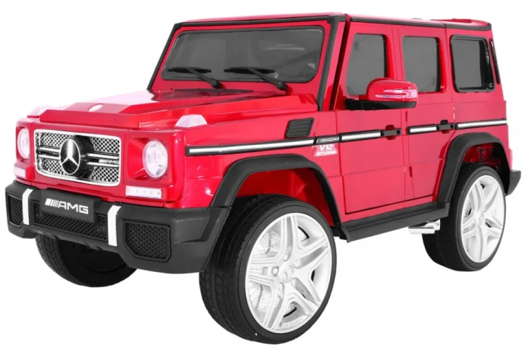 Mercedes Amg G65 Dječji Automobil Na Baterije, Crveni + Obojan + Prtljažnik + Svjetla I, Crvena 1