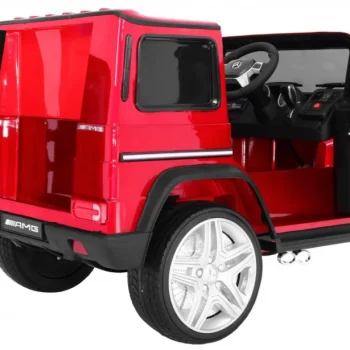 Mercedes Amg G65 Dječji Automobil Na Baterije, Crveni + Obojan + Prtljažnik + Svjetla I, Crvena 3