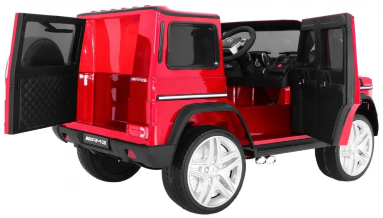 Mercedes Amg G65 Dječji Automobil Na Baterije, Crveni + Obojan + Prtljažnik + Svjetla I, Crvena 3
