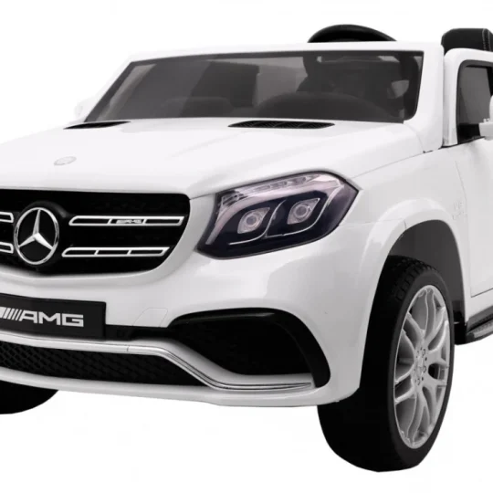 Mercedes Amg Gls63 Dječji Automobil Na Baterije, Bijeli + Obojeni + 4x4 + Ventilacijski, Bijela 1
