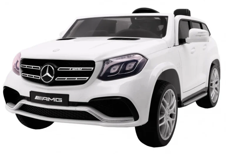 Mercedes Amg Gls63 Dječji Automobil Na Baterije, Bijeli + Obojeni + 4x4 + Ventilacijski, Bijela 1
