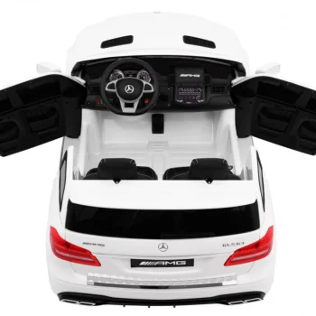 Mercedes Amg Gls63 Dječji Automobil Na Baterije, Bijeli + Obojeni + 4x4 + Ventilacijski, Bijela 3