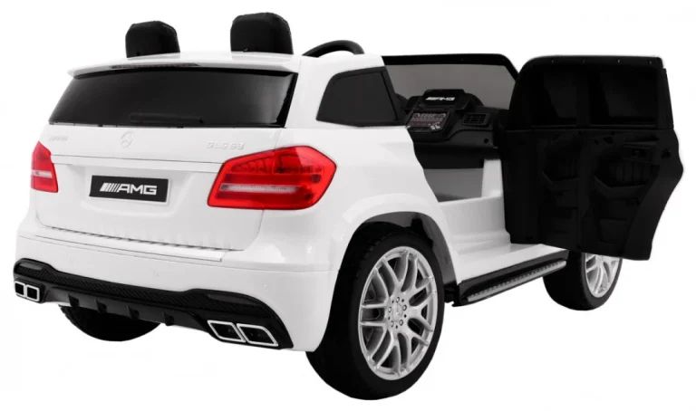 Mercedes Amg Gls63 Dječji Automobil Na Baterije, Bijeli + Obojeni + 4x4 + Ventilacijski, Bijela 4