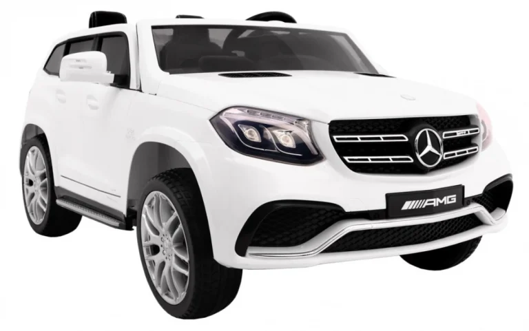 Mercedes Amg Gls63 Dječji Automobil Na Baterije, Bijeli + Obojeni + 4x4 + Ventilacijski, Bijela 5