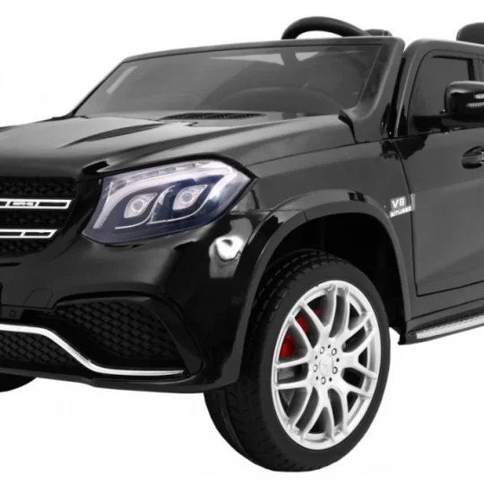 Mercedes Amg Gls63 Dječji Automobil Na Baterije, Crni + Obojeni + 4x4 + Ventilacijski Otvor, Crna 1