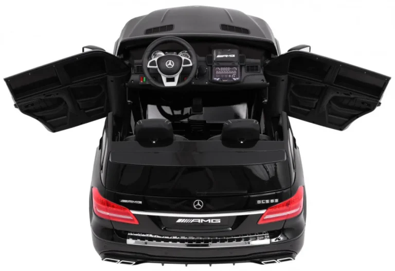 Mercedes Amg Gls63 Dječji Automobil Na Baterije, Crni + Obojeni + 4x4 + Ventilacijski Otvor, Crna 5