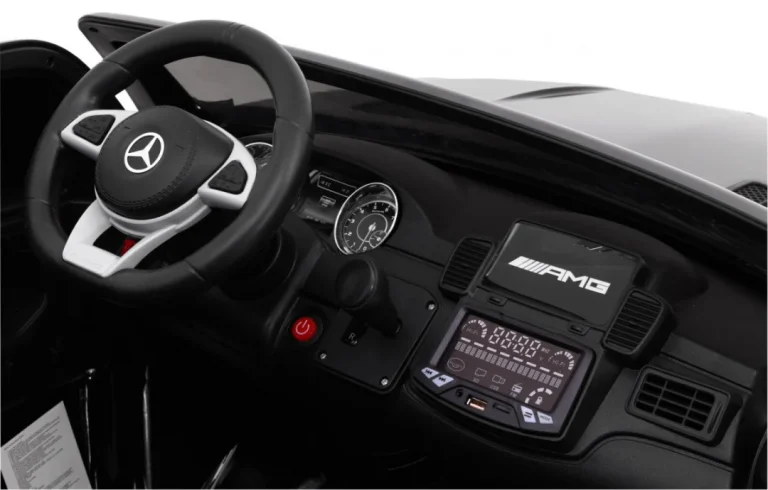 Mercedes Amg Gls63 Dječji Automobil Na Baterije, Crni + Obojeni + 4x4 + Ventilacijski Otvor, Crna 7