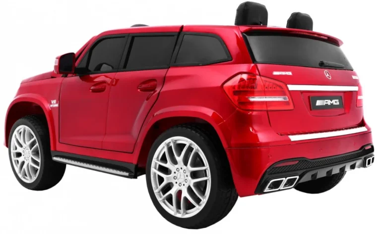 Mercedes Amg Gls63 Dječji Automobil Na Baterije, Crveni Suv + Obojan + 4x4, Crvena 4