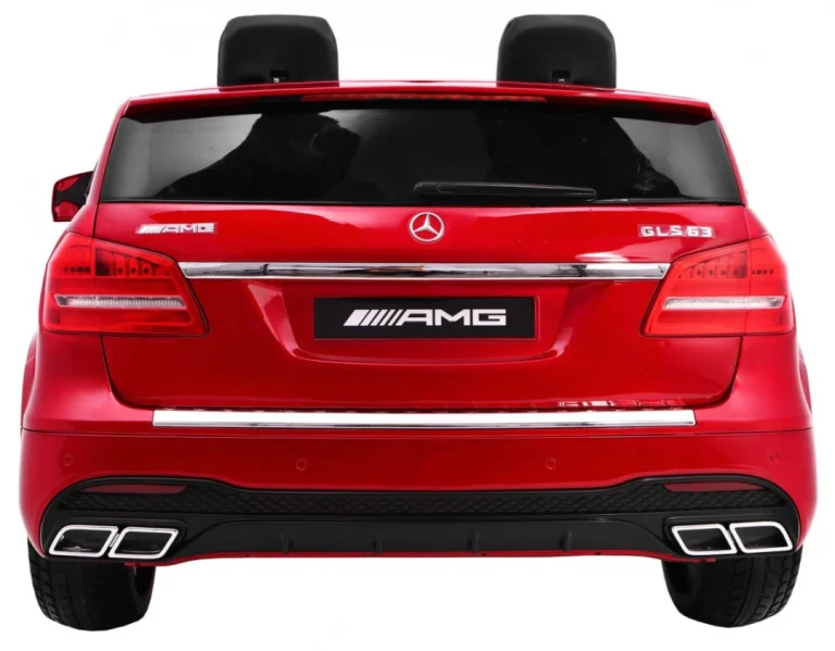 Mercedes Amg Gls63 Dječji Automobil Na Baterije, Crveni Suv + Obojan + 4x4, Crvena 5