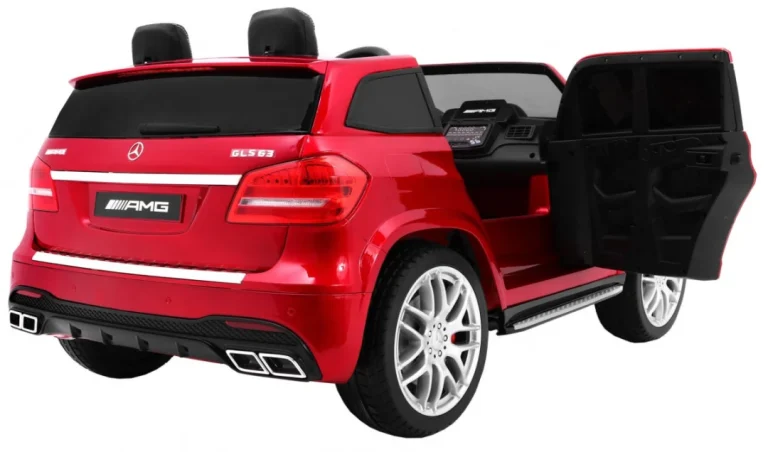 Mercedes Amg Gls63 Dječji Automobil Na Baterije, Crveni Suv + Obojan + 4x4, Crvena 7