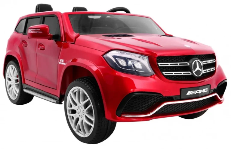 Mercedes Amg Gls63 Dječji Automobil Na Baterije, Crveni Suv + Obojan + 4x4, Crvena 9