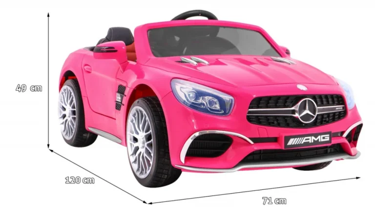 Mercedes Amg Sl65 Automobil Na Akumulator, Ružičasti 2