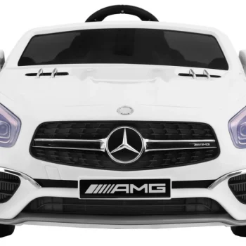 Mercedes Amg Sl65 Za Djecu Bijela Boja + Daljinski Upravljač + Nosač Za Prtljagu + Podešavanje 2