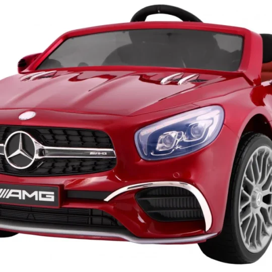 Mercedes Amg Sl65 Za Djecu Crvena Boja + Daljinski Upravljač + Nosač Za Prtljagu + Podešavanje 1