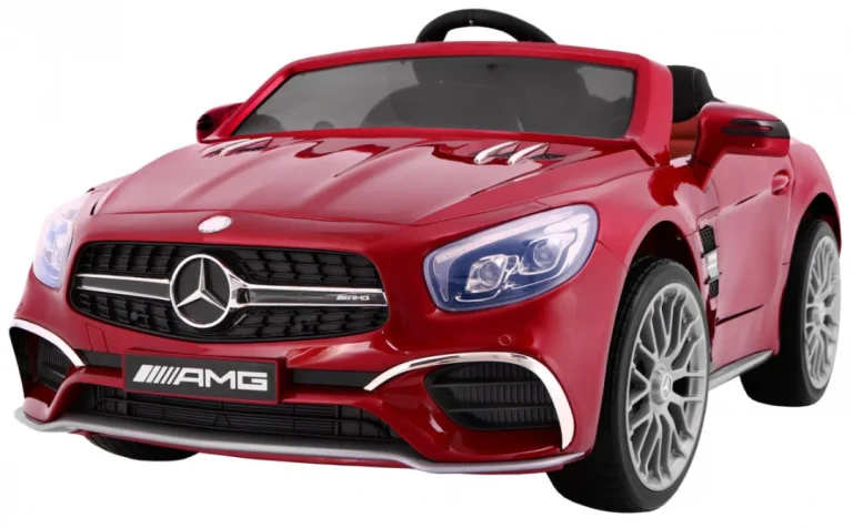 Mercedes Amg Sl65 Za Djecu Crvena Boja + Daljinski Upravljač + Nosač Za Prtljagu + Podešavanje 1