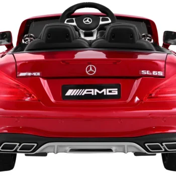 Mercedes Amg Sl65 Za Djecu Crvena Boja + Daljinski Upravljač + Nosač Za Prtljagu + Podešavanje 3