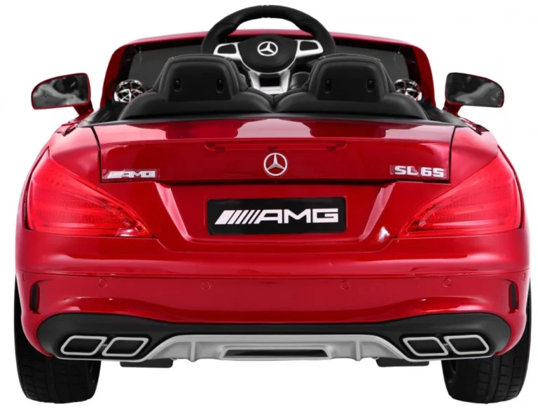 Mercedes Amg Sl65 Za Djecu Crvena Boja + Daljinski Upravljač + Nosač Za Prtljagu + Podešavanje 3