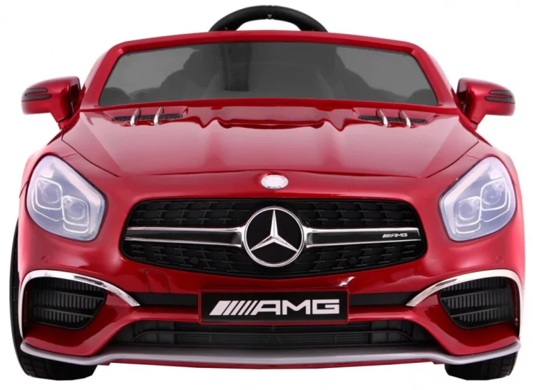Mercedes Amg Sl65 Za Djecu Crvena Boja + Daljinski Upravljač + Nosač Za Prtljagu + Podešavanje 6