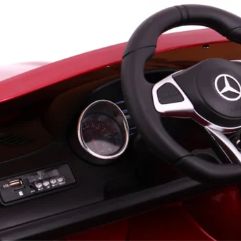 Mercedes Amg Sl65 Za Djecu Crvena Boja + Daljinski Upravljač + Nosač Za Prtljagu + Podešavanje 8