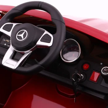 Mercedes Amg Sl65 Za Djecu Crvena Boja + Daljinski Upravljač + Nosač Za Prtljagu + Podešavanje 9