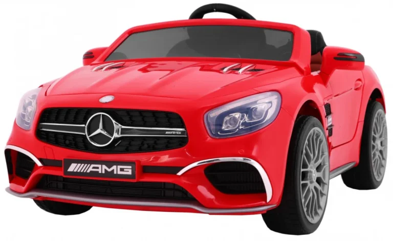 Mercedes Amg Sl65 Za Djecu Crveni + Daljinski Upravljač + Nosač Za Prtljagu + Podešavanje, Crvena 1