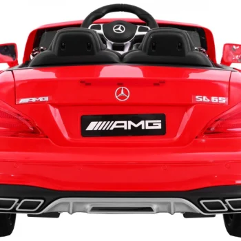 Mercedes Amg Sl65 Za Djecu Crveni + Daljinski Upravljač + Nosač Za Prtljagu + Podešavanje, Crvena 2