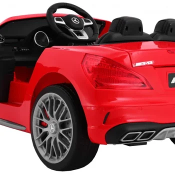 Mercedes Amg Sl65 Za Djecu Crveni + Daljinski Upravljač + Nosač Za Prtljagu + Podešavanje, Crvena 4
