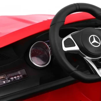 Mercedes Amg Sl65 Za Djecu Crveni + Daljinski Upravljač + Nosač Za Prtljagu + Podešavanje, Crvena 5