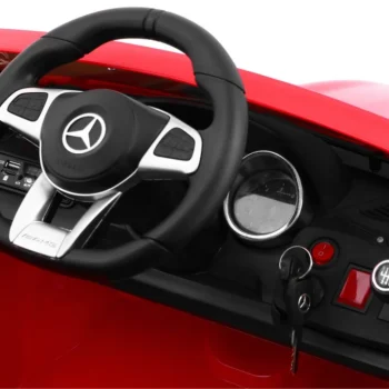 Mercedes Amg Sl65 Za Djecu Crveni + Daljinski Upravljač + Nosač Za Prtljagu + Podešavanje, Crvena 8