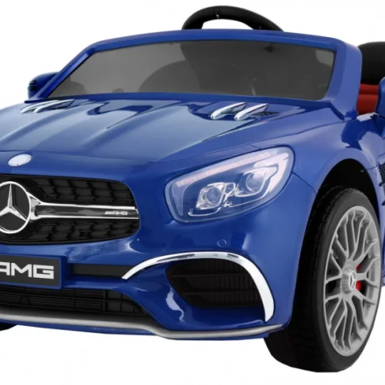 Mercedes Amg Sl65 Za Djecu Plava Boja + Daljinski Upravljač + Nosač Za Prtljagu + Podešavanje 1