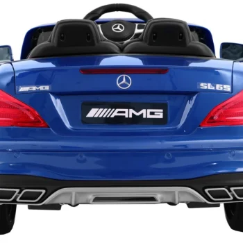 Mercedes Amg Sl65 Za Djecu Plava Boja + Daljinski Upravljač + Nosač Za Prtljagu + Podešavanje 2