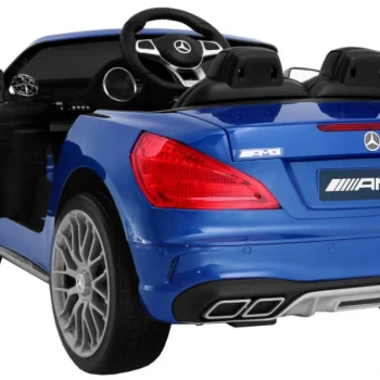 Mercedes Amg Sl65 Za Djecu Plava Boja + Daljinski Upravljač + Nosač Za Prtljagu + Podešavanje 3