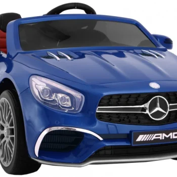 Mercedes Amg Sl65 Za Djecu Plava Boja + Daljinski Upravljač + Nosač Za Prtljagu + Podešavanje 6