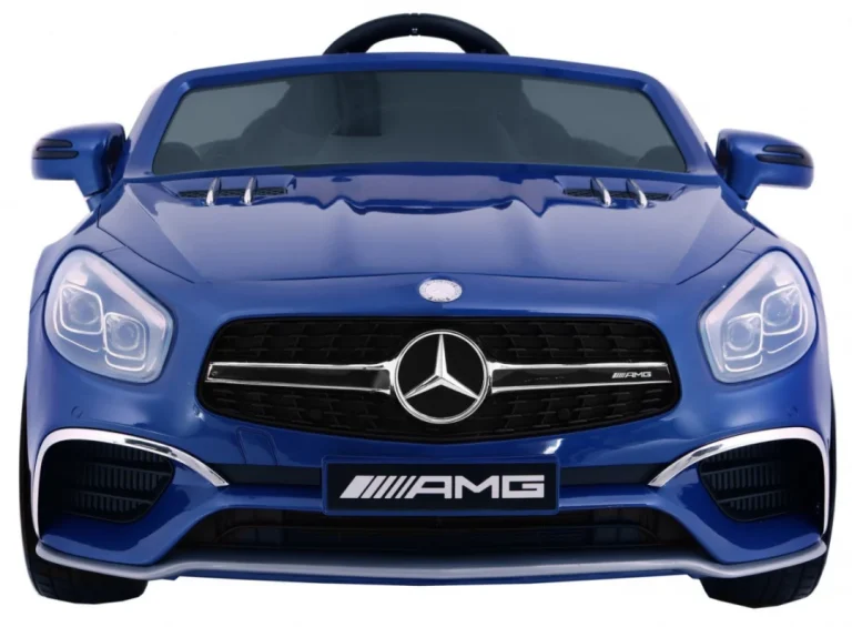 Mercedes Amg Sl65 Za Djecu Plava Boja + Daljinski Upravljač + Nosač Za Prtljagu + Podešavanje 7