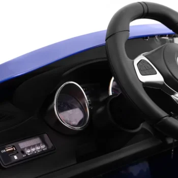 Mercedes Amg Sl65 Za Djecu Plava Boja + Daljinski Upravljač + Nosač Za Prtljagu + Podešavanje 9