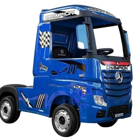 Mercedes Actros Električni Automobil Mp4, Plavi Auto Na Akumulator 1