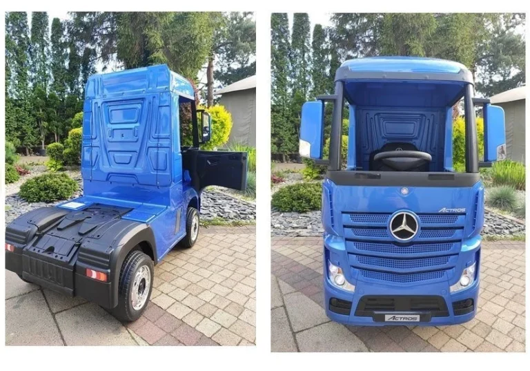 Mercedes Actros Električni Automobil Mp4, Plavi Auto Na Akumulator 10
