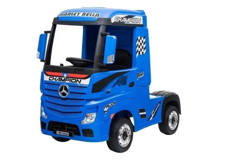 Mercedes Actros Električni Automobil Mp4, Plavi Auto Na Akumulator 3